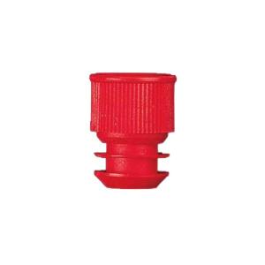 Bouchon rouge pour tube à hémolyse