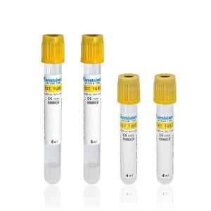 Tube sous vide avec gel separateur 2 ML en plastique