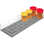 portoir pour les flacons en inox 12 puits