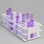 Portoirs 60 trous pour tube à hémolyse en plastique