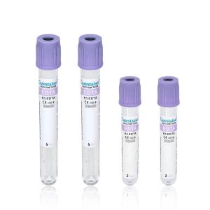 Tube sous vide EDTA 1ml en plastique