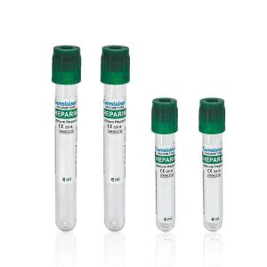 Tube sous vide Heparine 2 ml en plastique